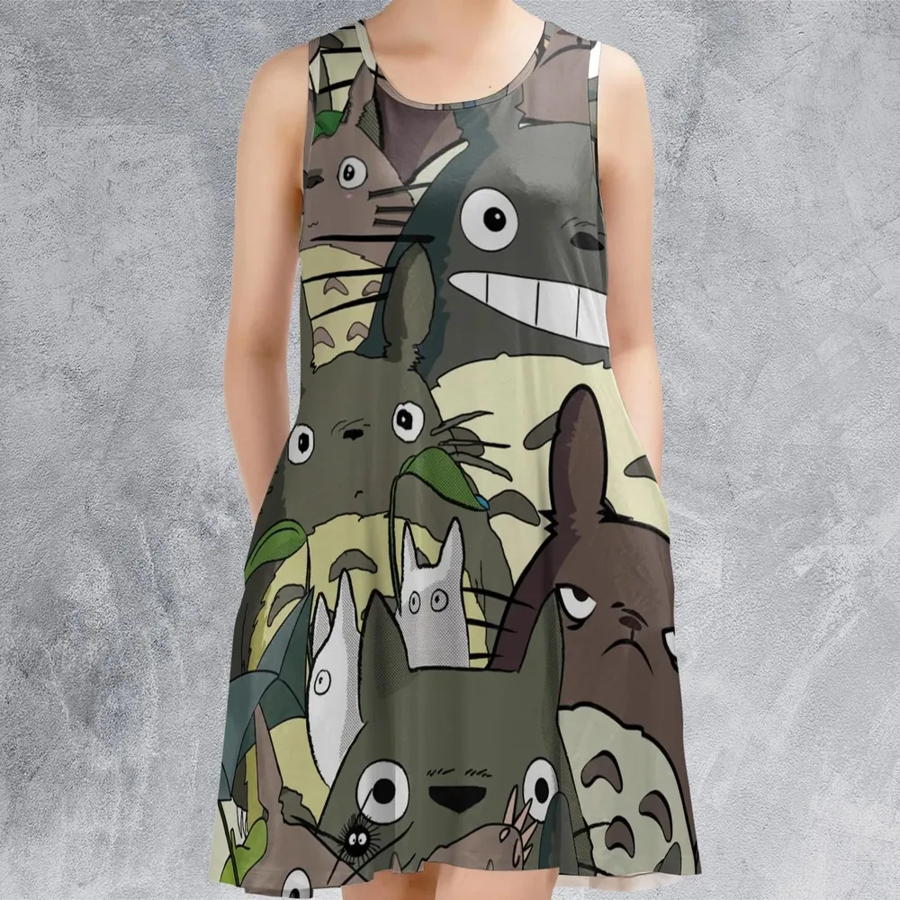 My Neighbor Totoro Sleeveless Dress - 2