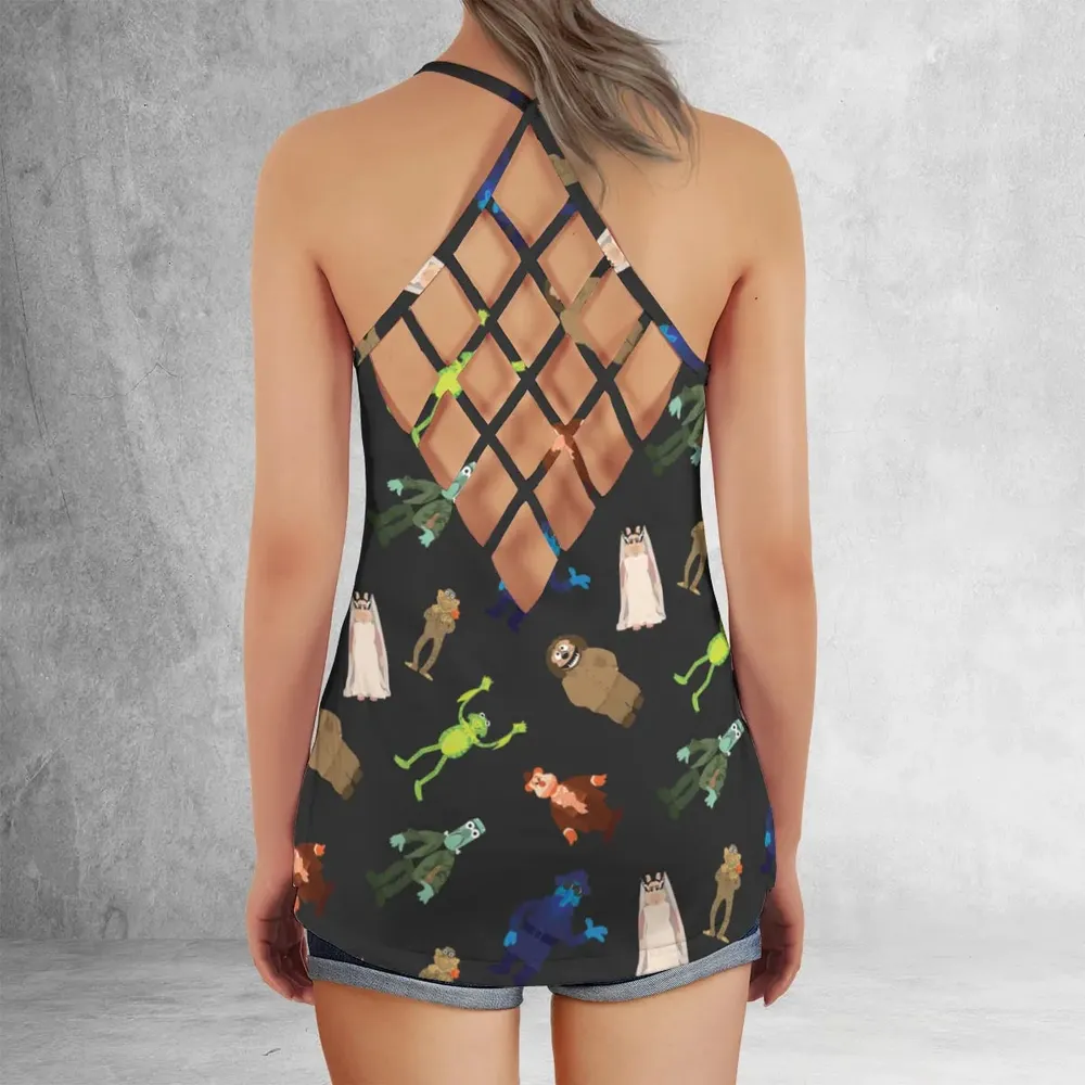 Muppet Monster Criss Cross Tank Top - 3