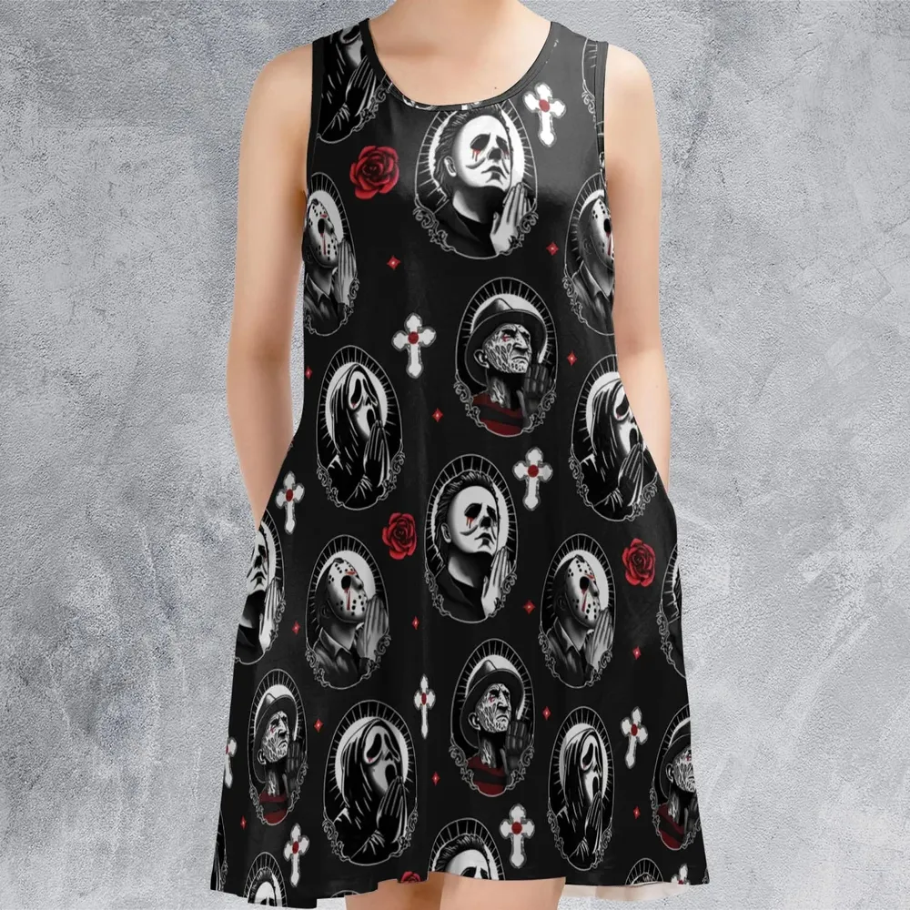 Horror Saints Sleeveless Dress - 2