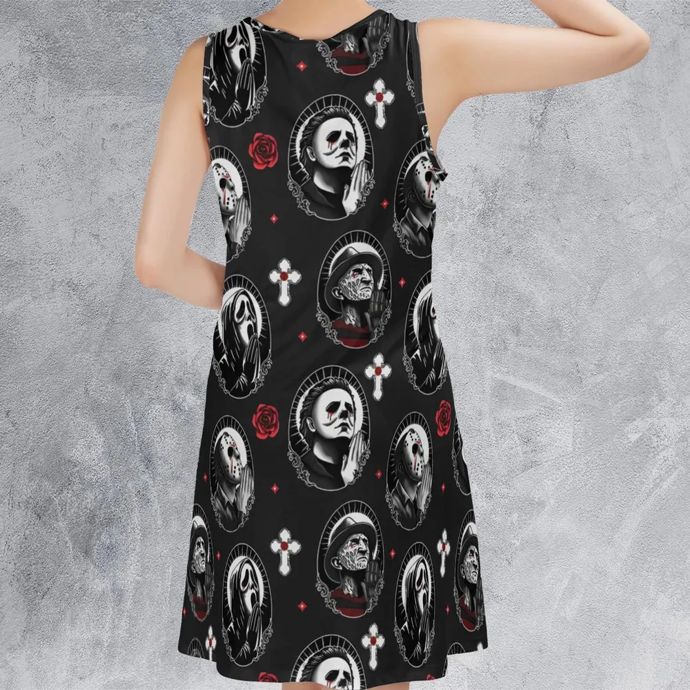 Horror Saints Sleeveless Dress - 3