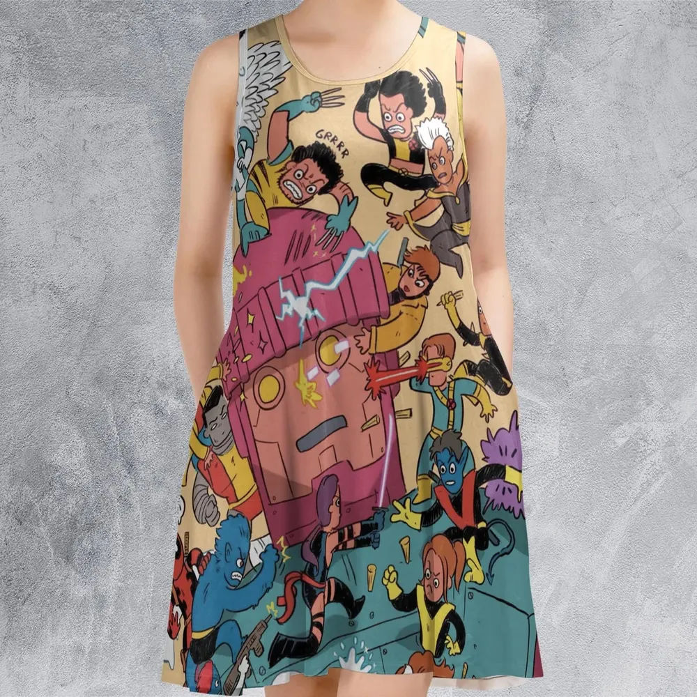 Super Style X-Men Sleeveless Dress - 2