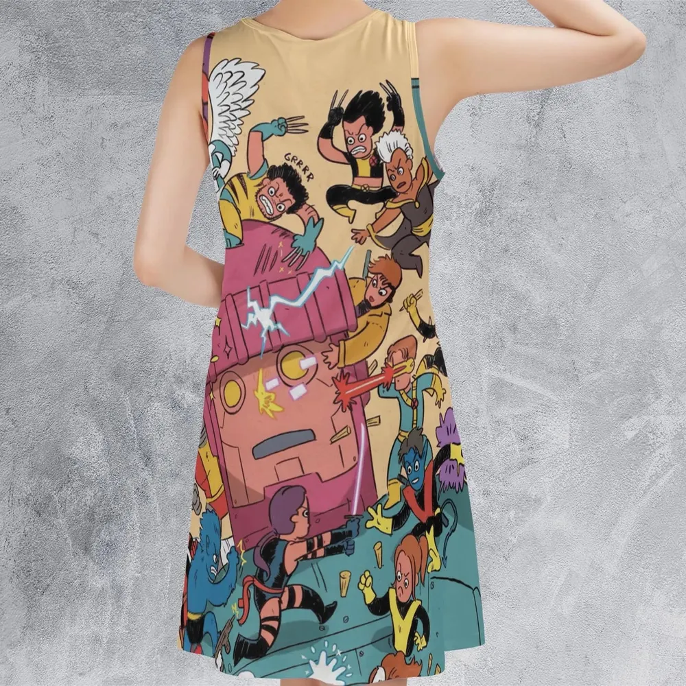 Super Style X-Men Sleeveless Dress - 3
