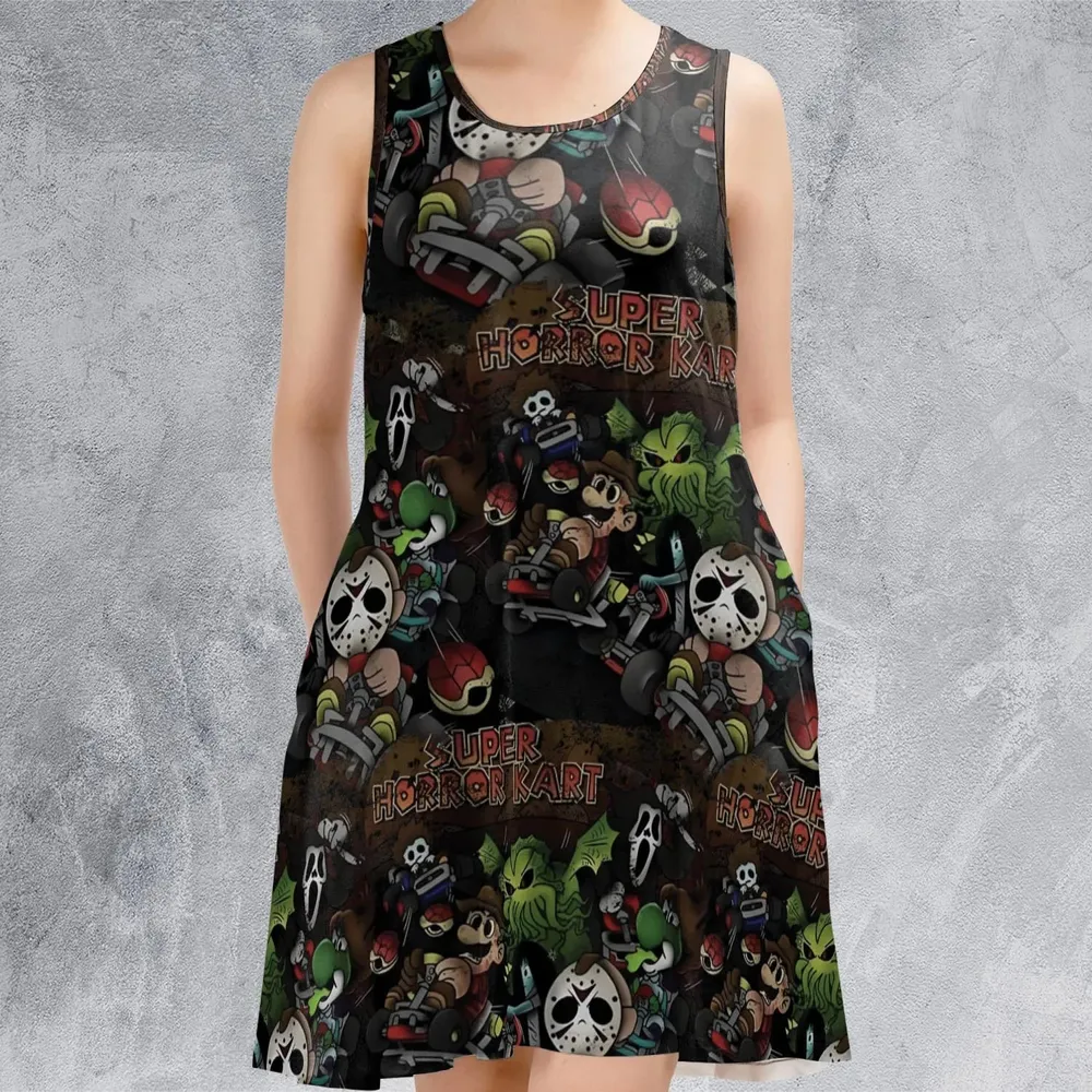 Super Horror Kart Sleeveless Dress - 2