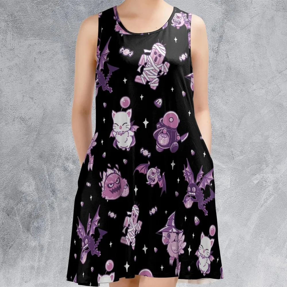 Halloween Final Fantasy Cuties Sleeveless Dress - 2