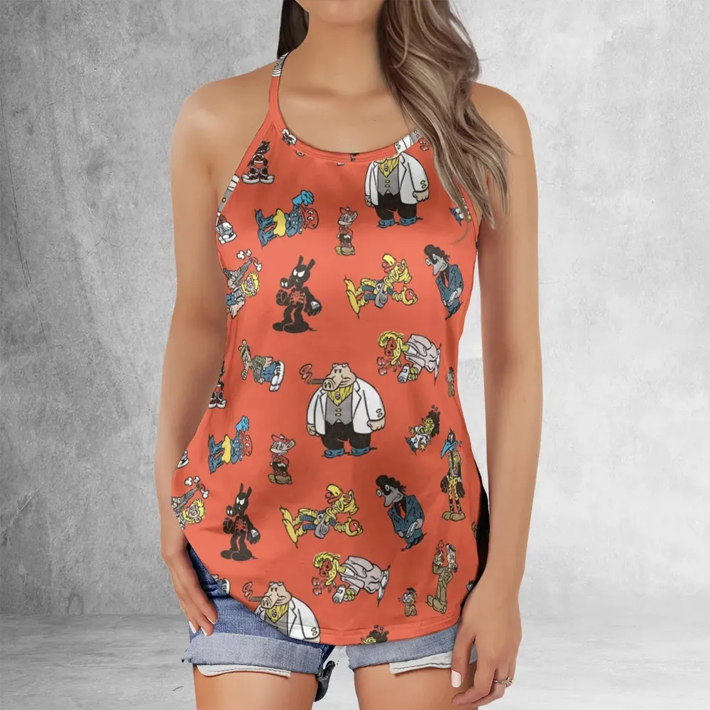Cast of Peter Porker Criss Cross Tank Top - 2