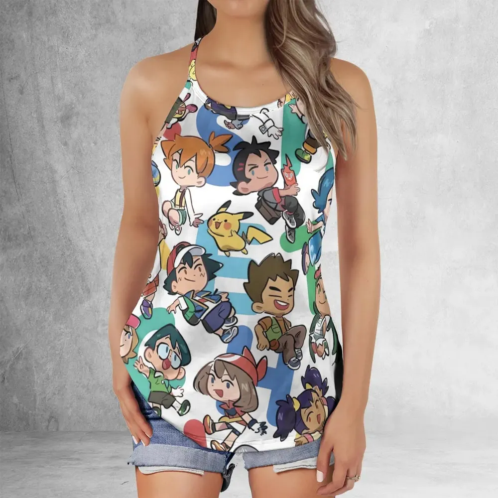 Pokemon Trainer Criss Cross Tank Top - 2