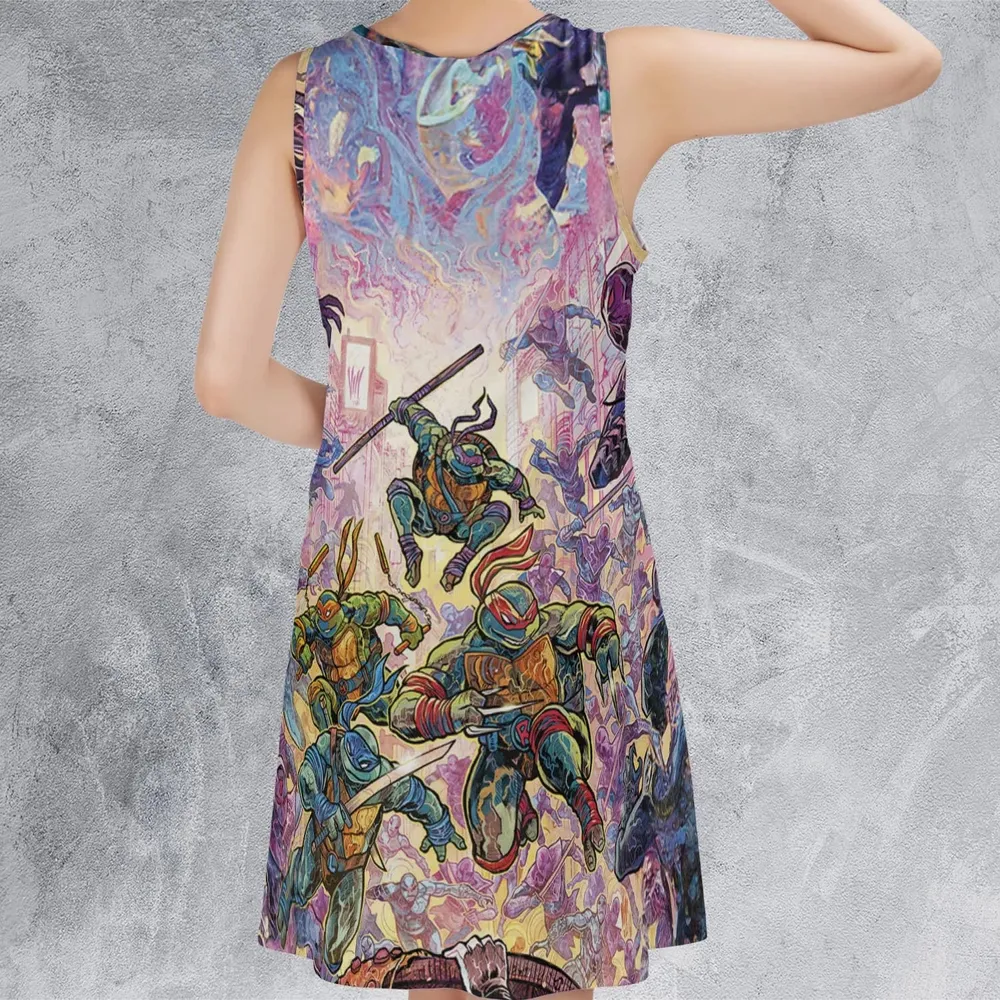Shell Yeah Teenage Mutant Ninja Turtles Sleeveless Dress - 3