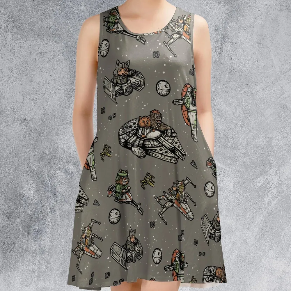 Goldbug Leader Star Wars Sleeveless Dress - 2