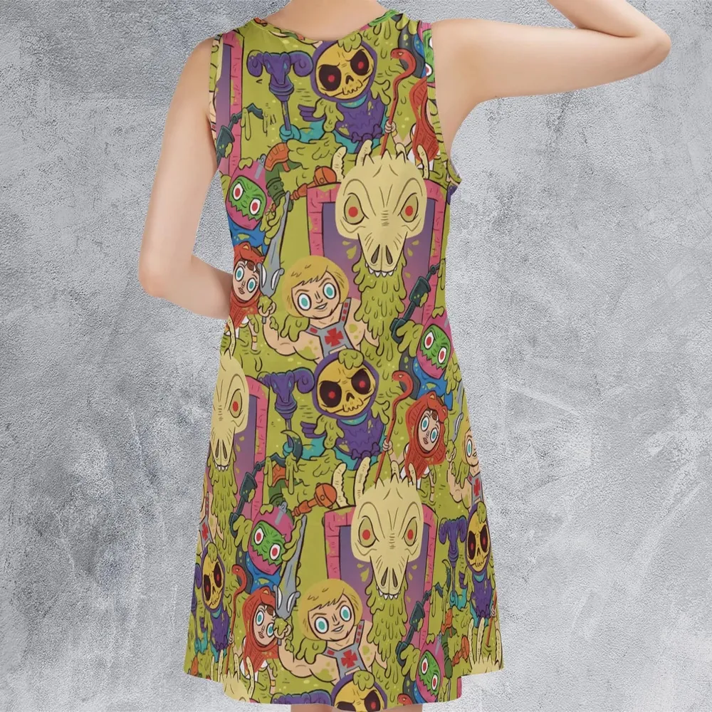 Victims of the Slime Pit He-Man and the Masters of the Universe Sleeveless Dress - 3