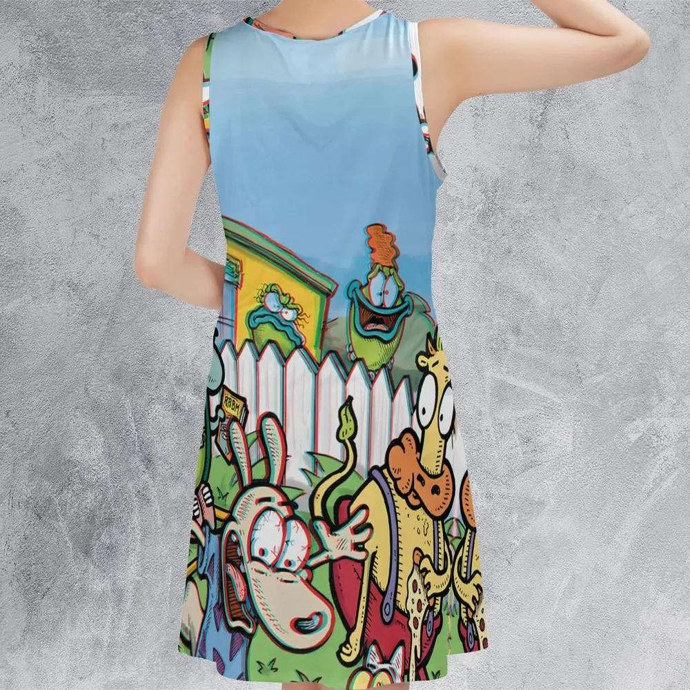 Spunky Style Rocko's Modern Life Sleeveless Dress - 3