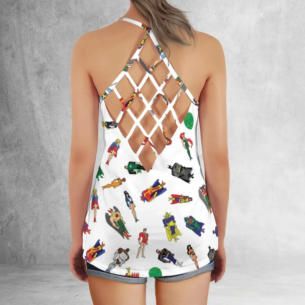 My Ultimate Justice League Criss Cross Tank Top - 3