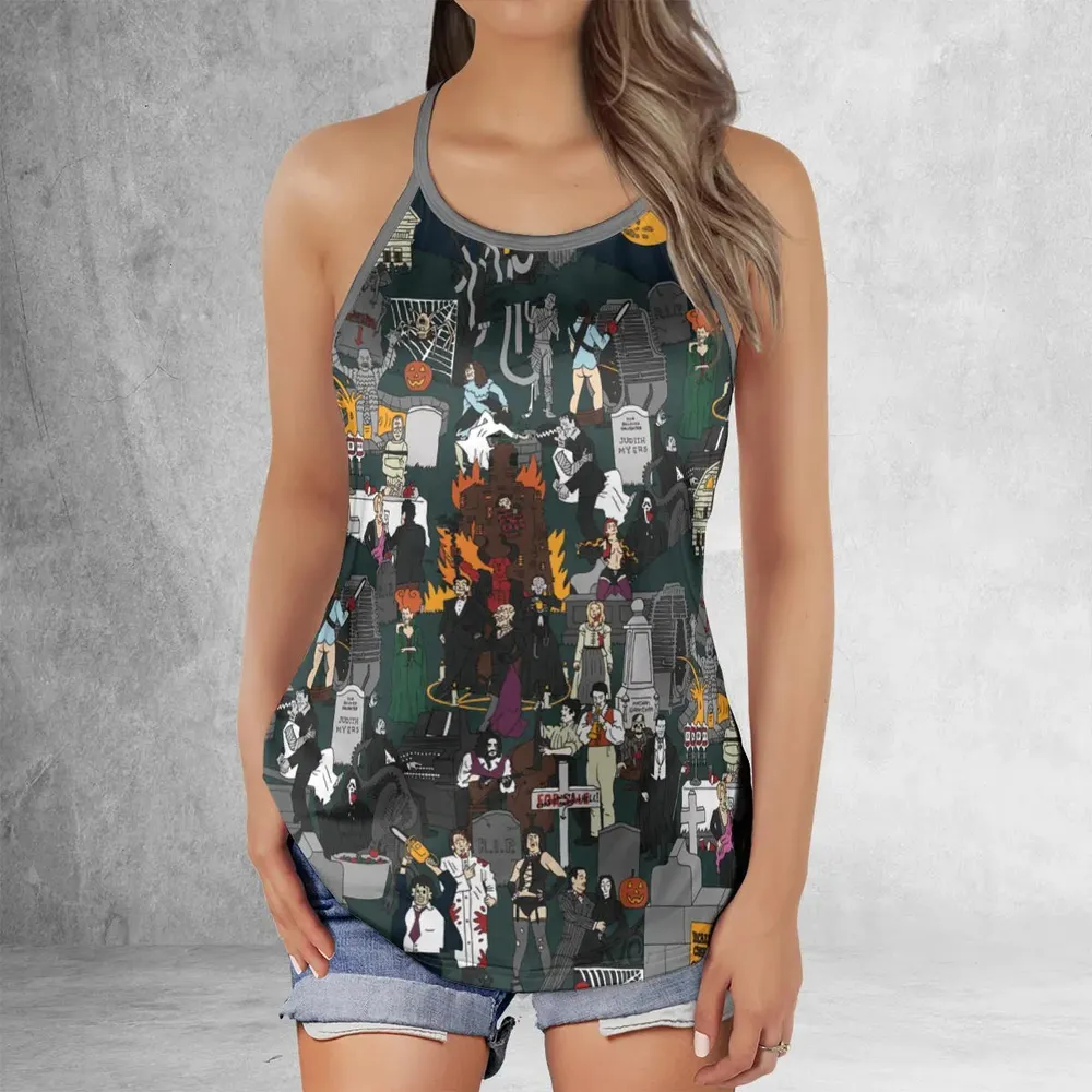 Horror Street Criss Cross Tank Top - 2