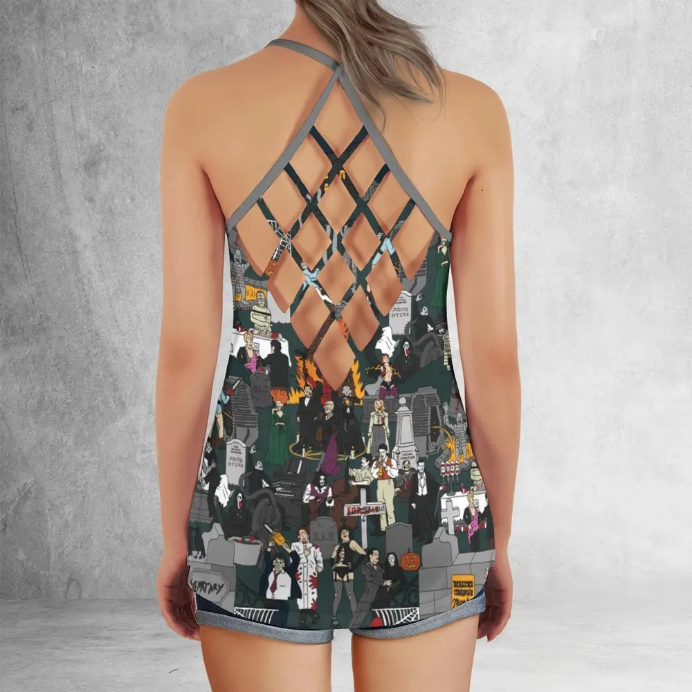 Horror Street Criss Cross Tank Top - 3