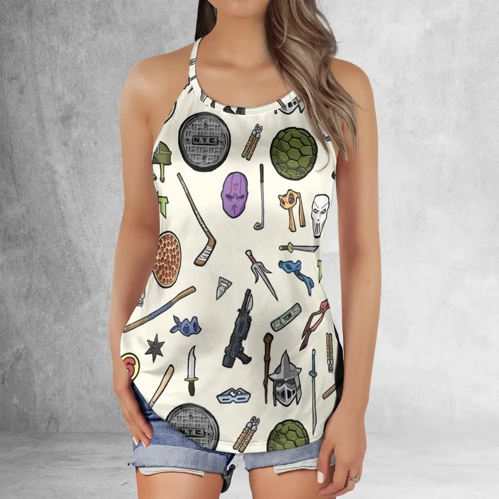 Hero In A Half Shell TMNT Criss Cross Tank Top - 2