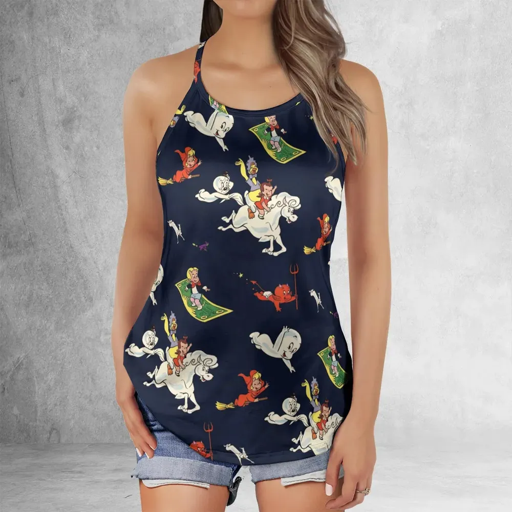 Casper Richie Rich Harvey Comic Characters Criss Cross Tank Top - 2