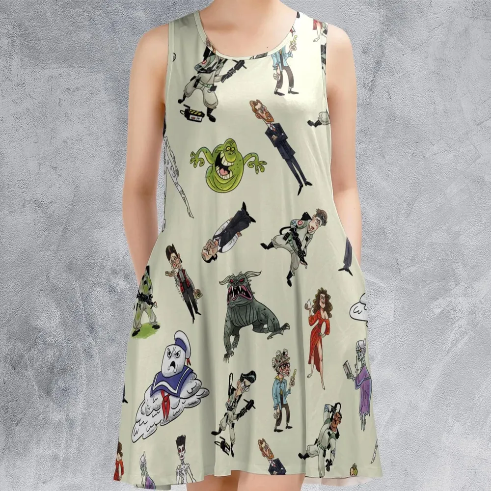 Real Ghostbusters Sleeveless Dress - 2