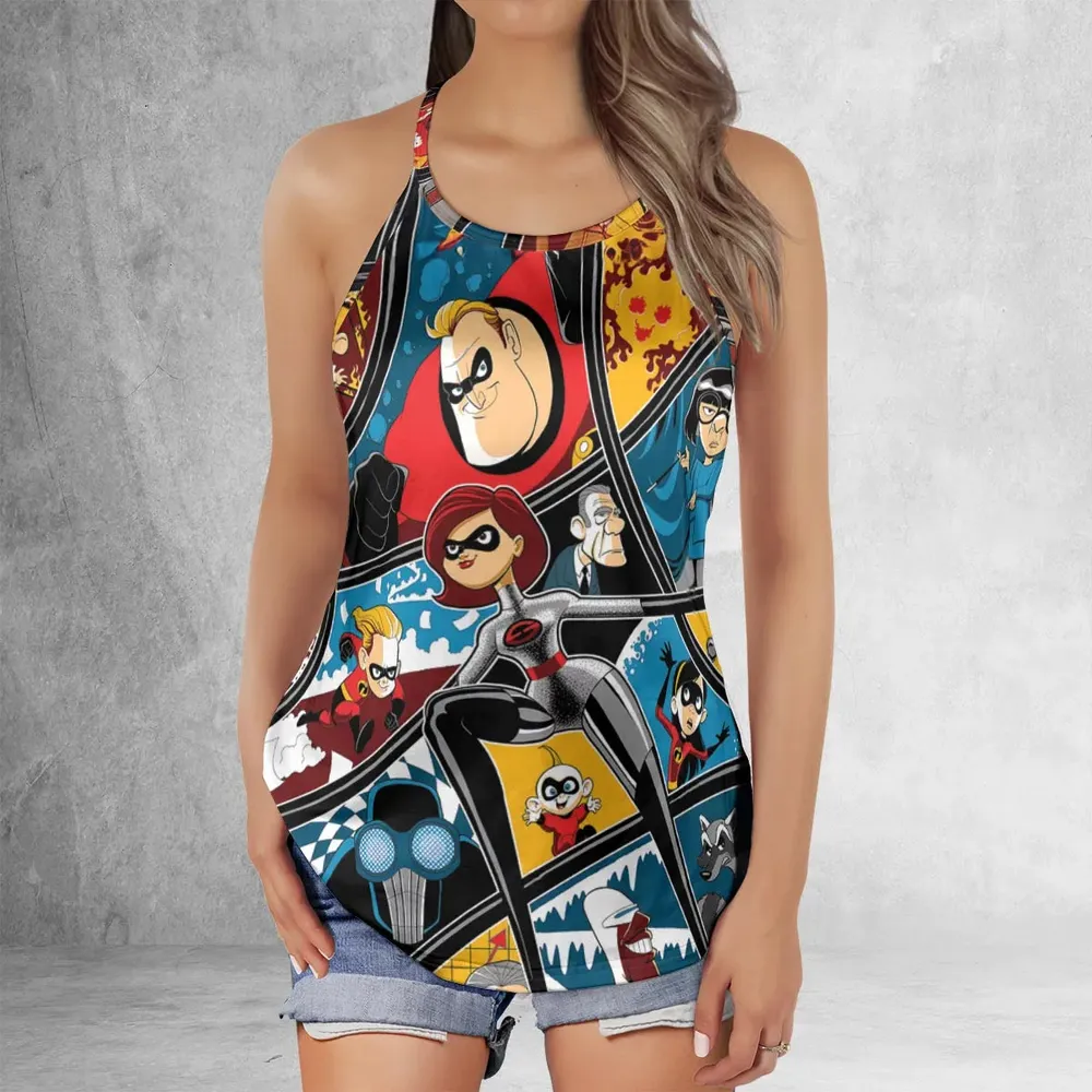The Incredibles cartoon Criss Cross Tank Top - 2