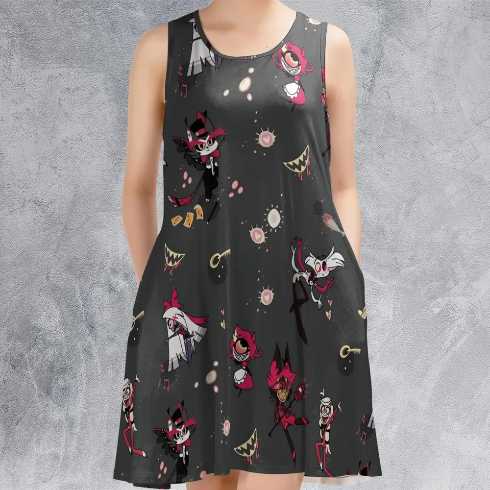 Helluva Hazbin Sleeveless Dress - 2
