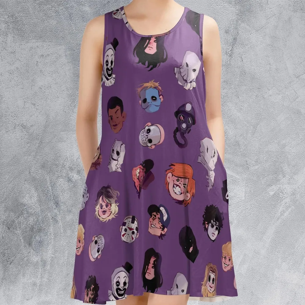 Happy Octubre! Sleeveless Dress - 2