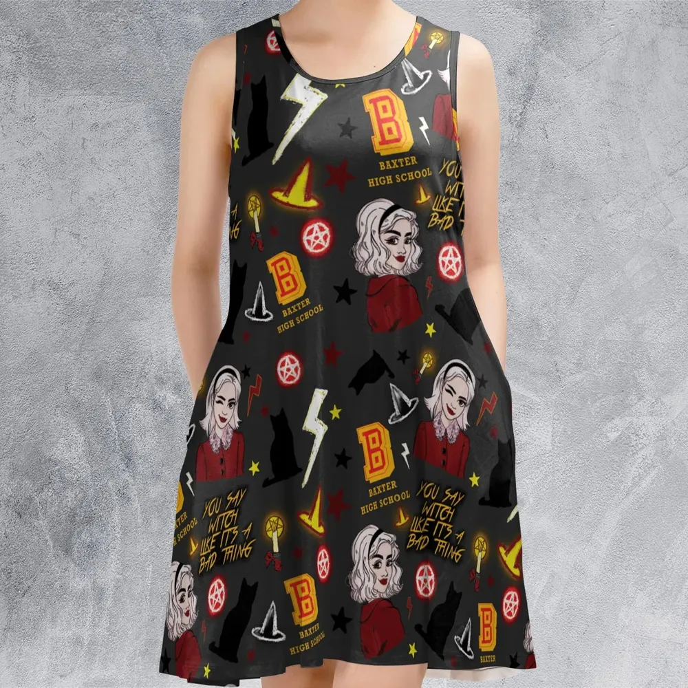 Chilling Adventures Sleeveless Dress - 2