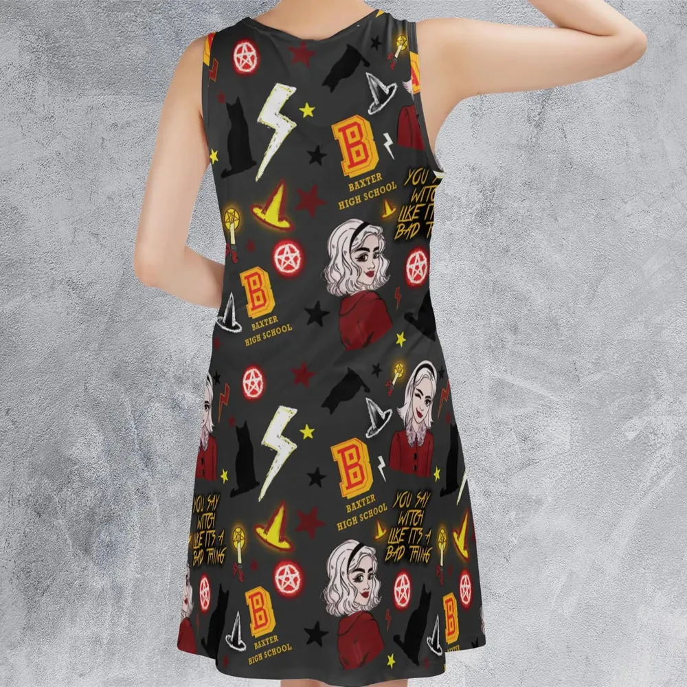 Chilling Adventures Sleeveless Dress - 3
