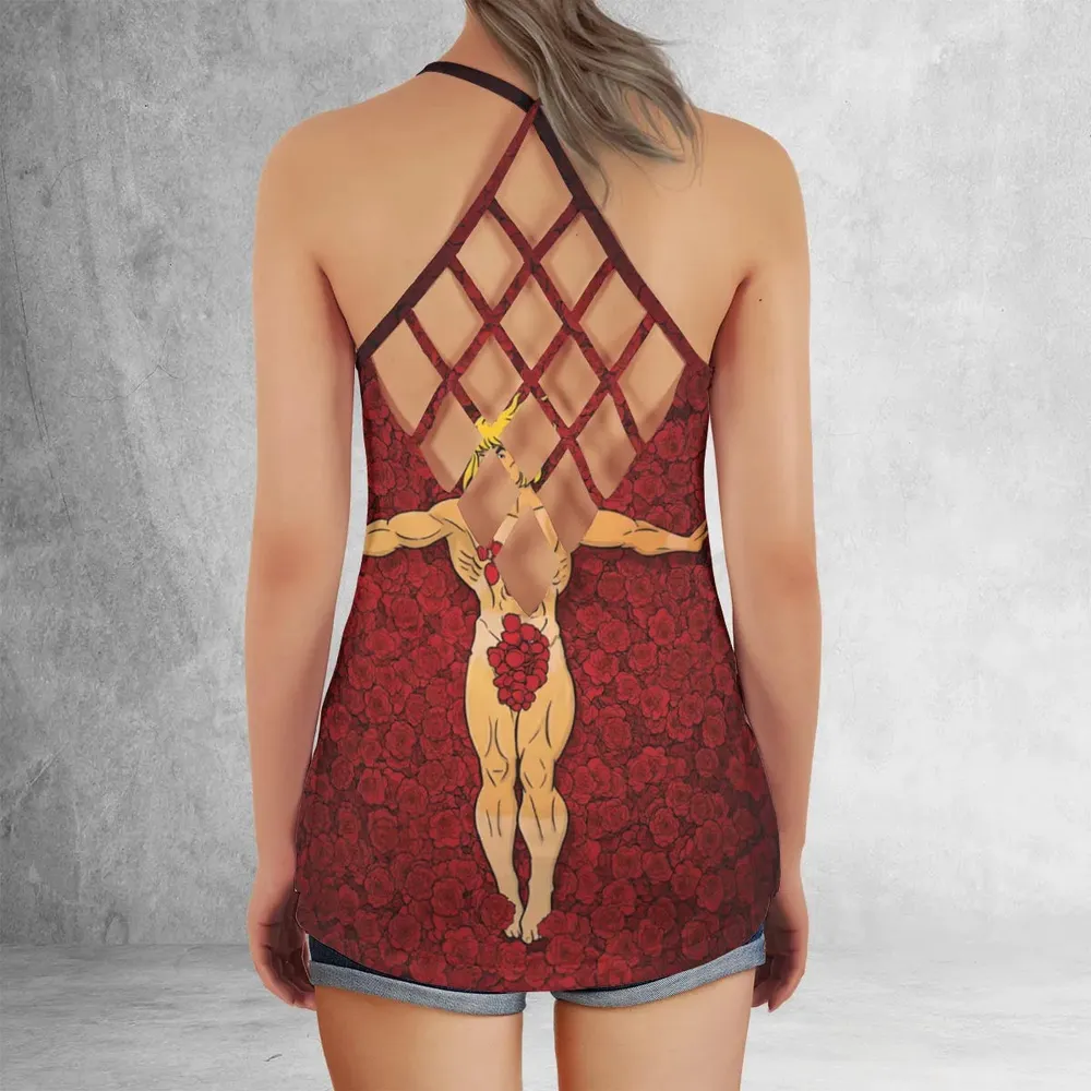 Eternia Beauty He-Man & Masters Of The Universe Criss Cross Tank Top - 3