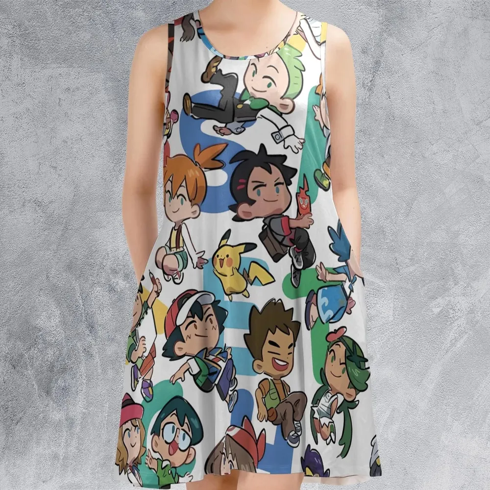 Pokemon Trainer Sleeveless Dress - 2