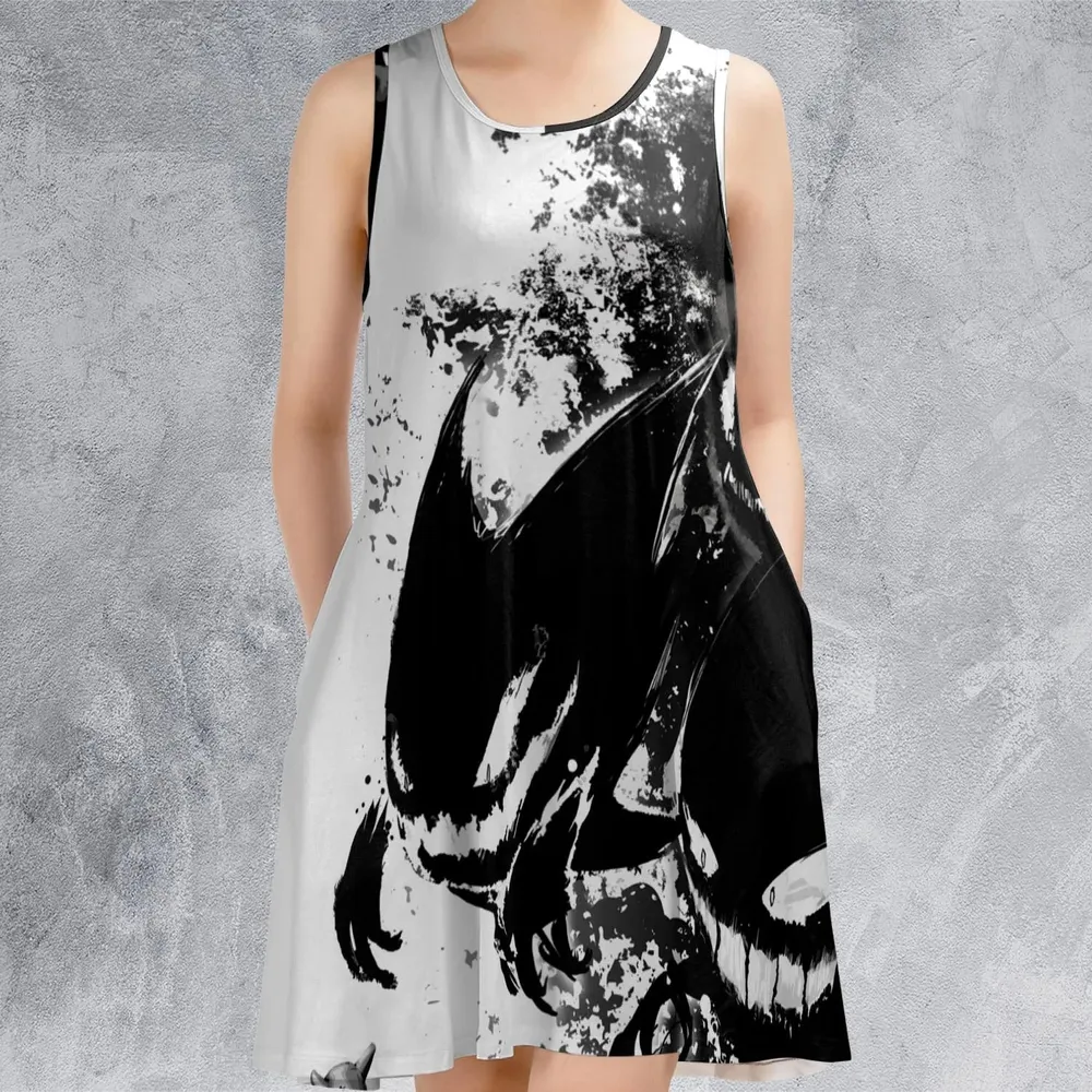 Cubone and the Ghosts Sleeveless Dress - 2