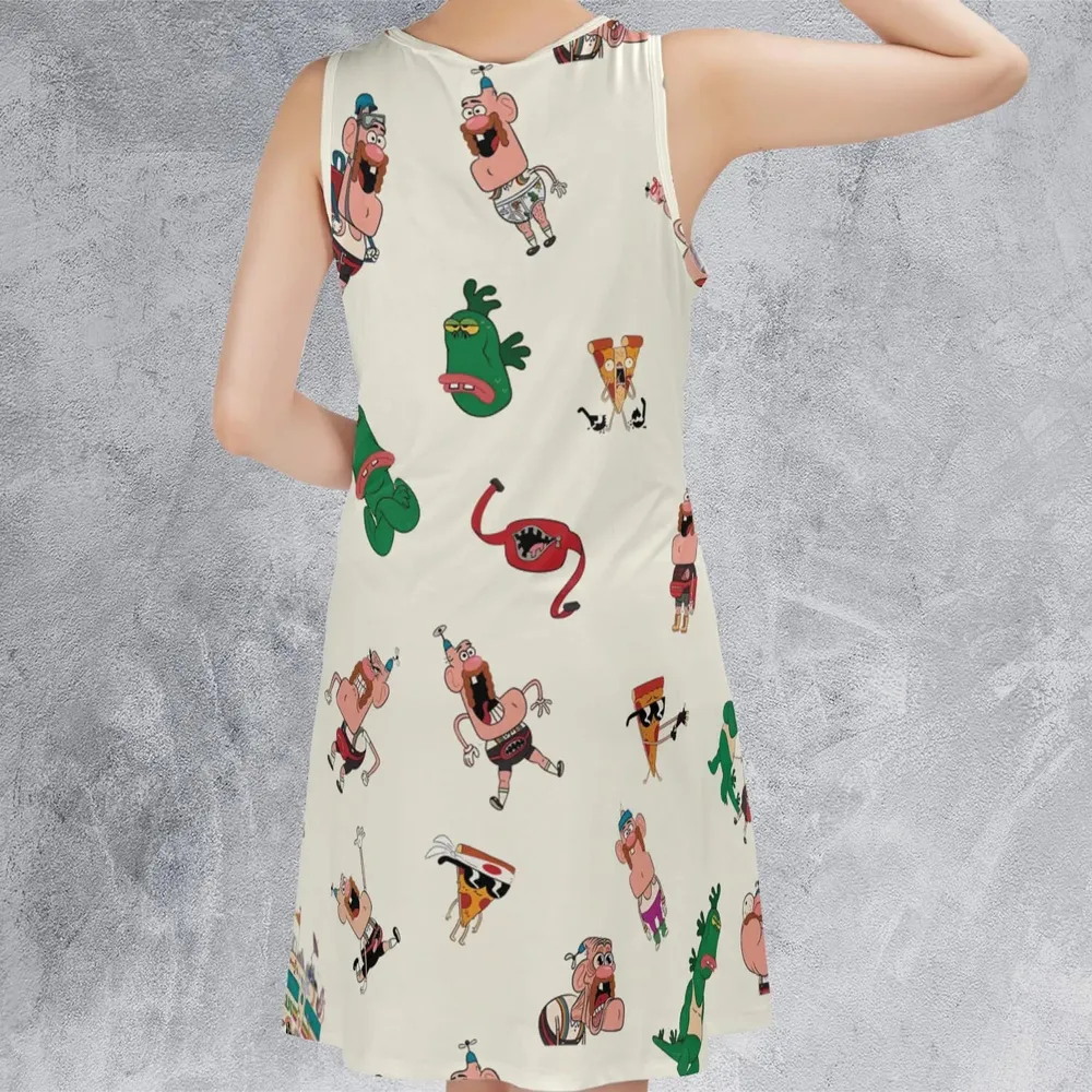 Magic Realism Uncle Grandpa Sleeveless Dress - 3