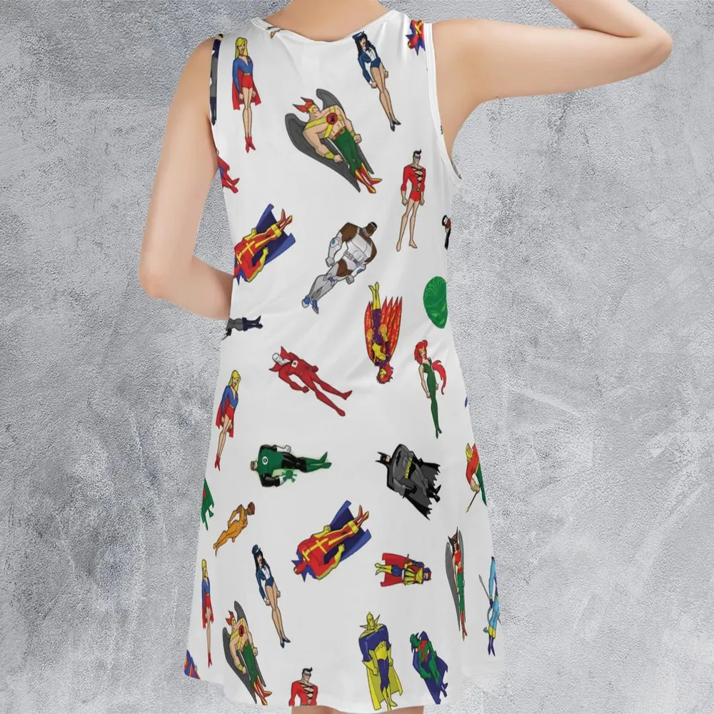 My Ultimate Justice League Sleeveless Dress - 3