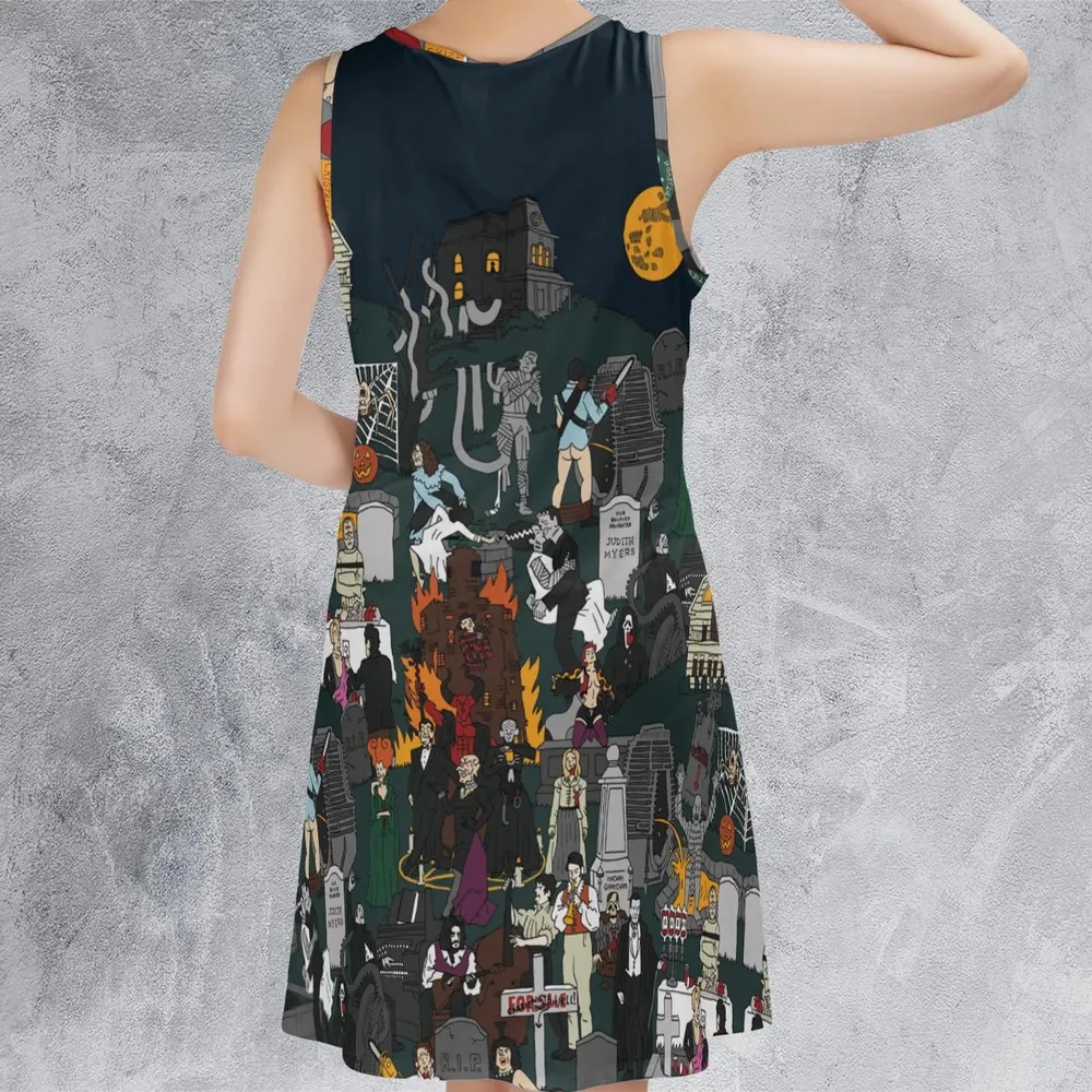 Horror Street Sleeveless Dress - 3
