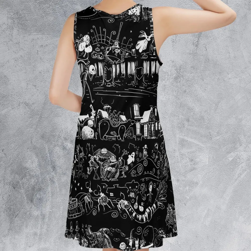 Nightmare Journey Sleeveless Dress - 3