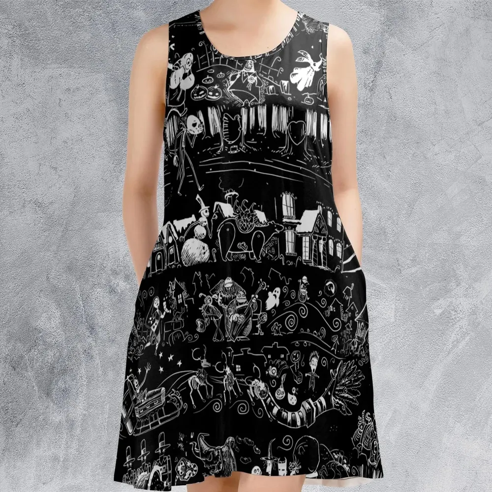 Nightmare Journey Sleeveless Dress - 2