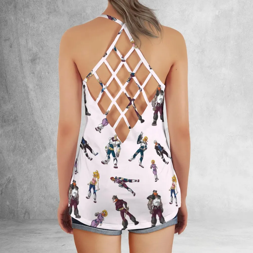 Mighty Ducks The Animated Series Characters Criss Cross Tank Top - 3