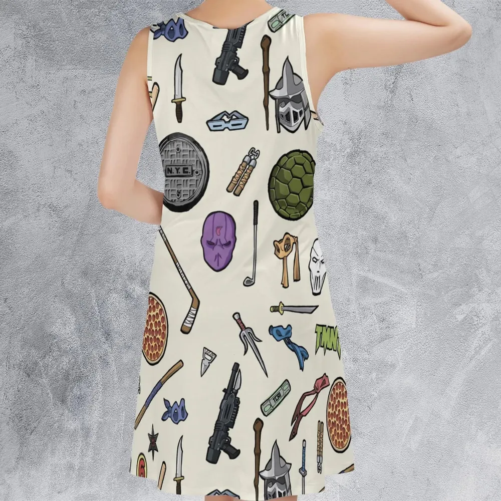 Hero In A Half Shell TMNT Sleeveless Dress - 3