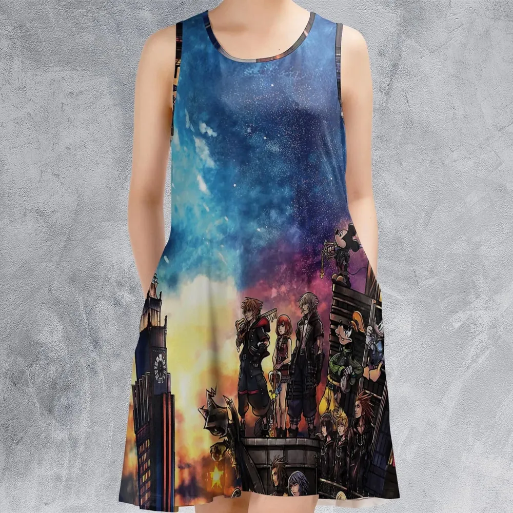 KH3 Kingdom Heart Sleeveless Dress - 2