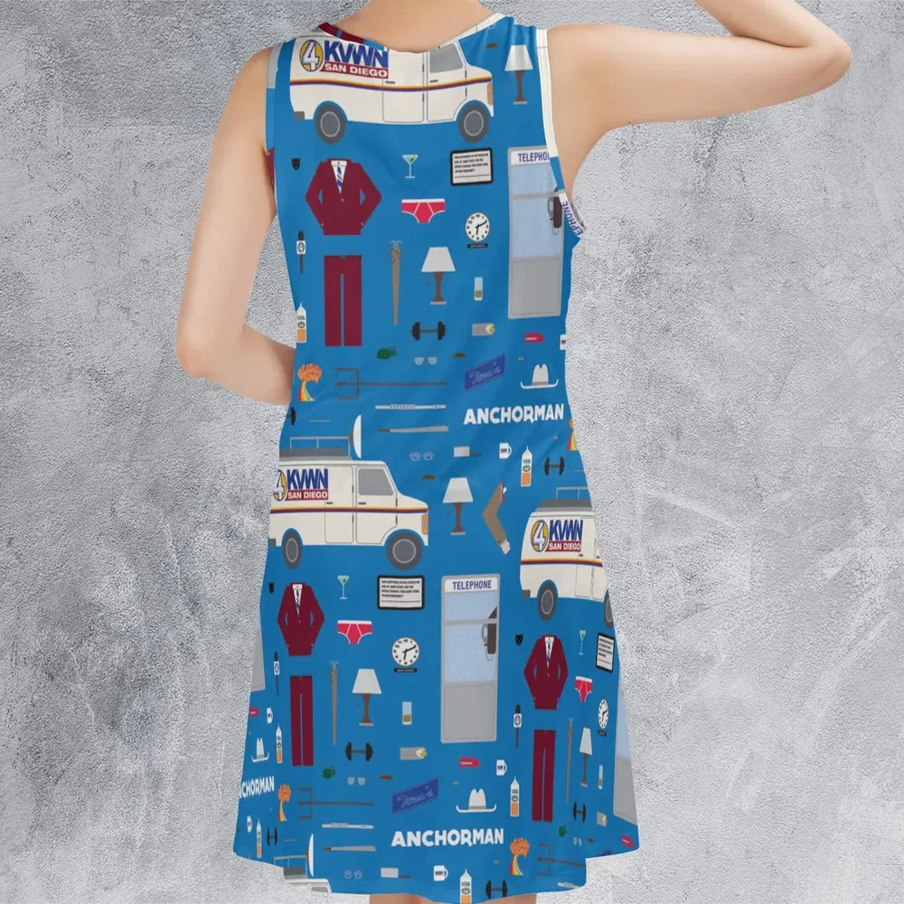 Anchor Chic Anchorman Sleeveless Dress - 3