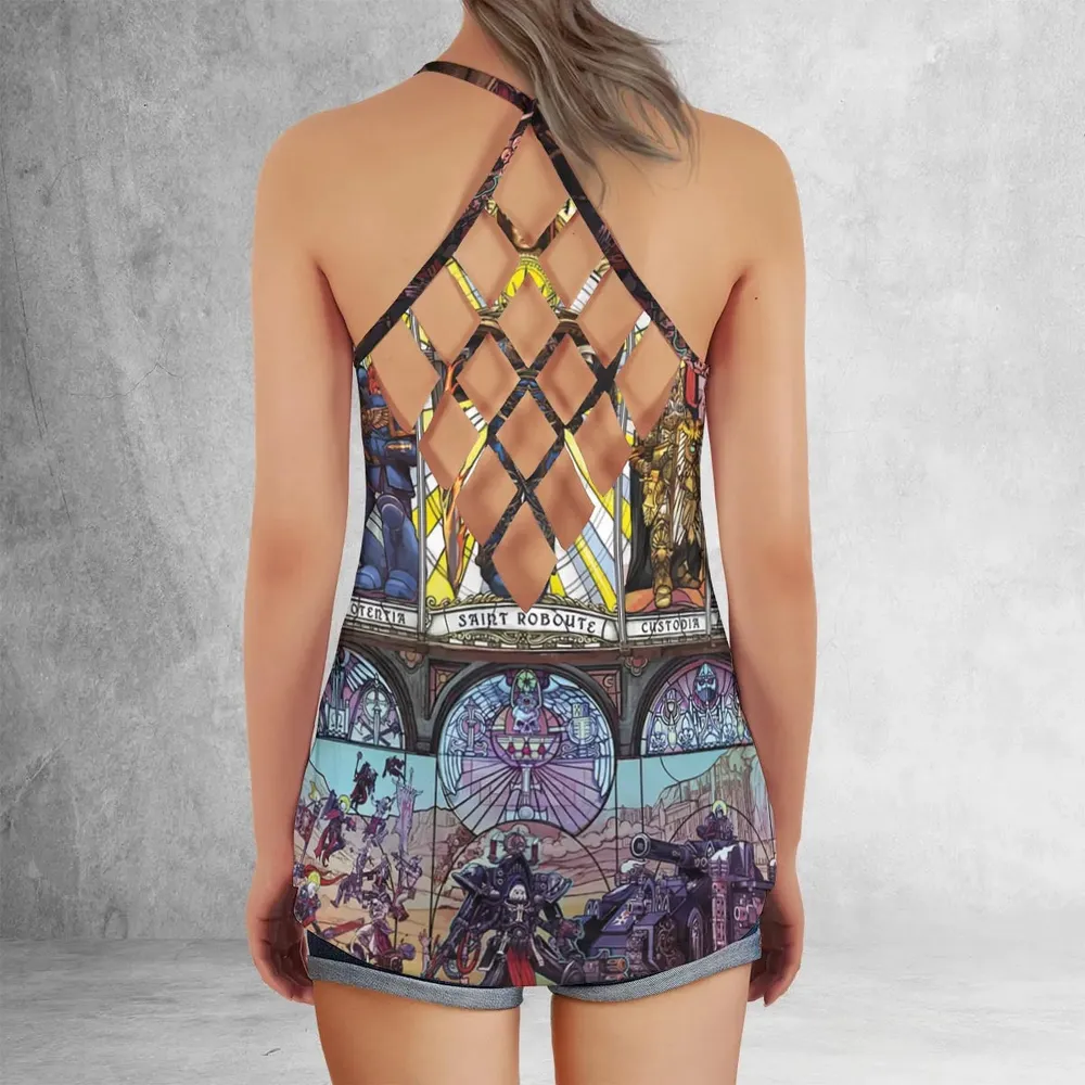 WH40K Library Criss Cross Tank Top - 3