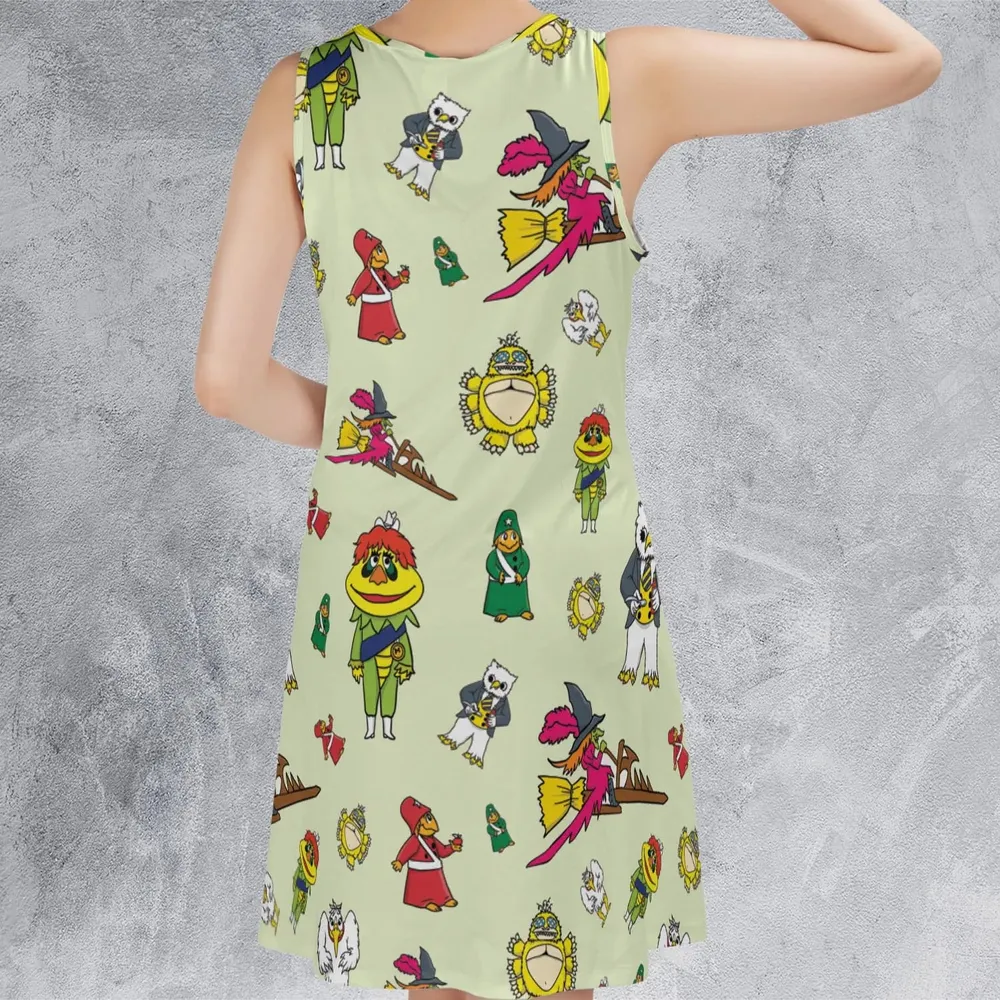 H.R. Pufnstuf Characters Sid and Marty Sleeveless Dress - 3