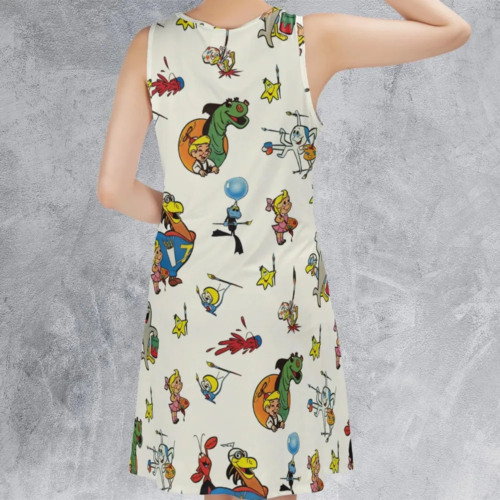 The Bob Clampett Characters Sleeveless Dress - 3