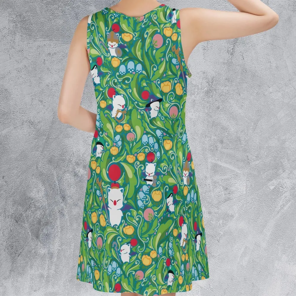 Moogle Final Fantasy Sleeveless Dress - 3