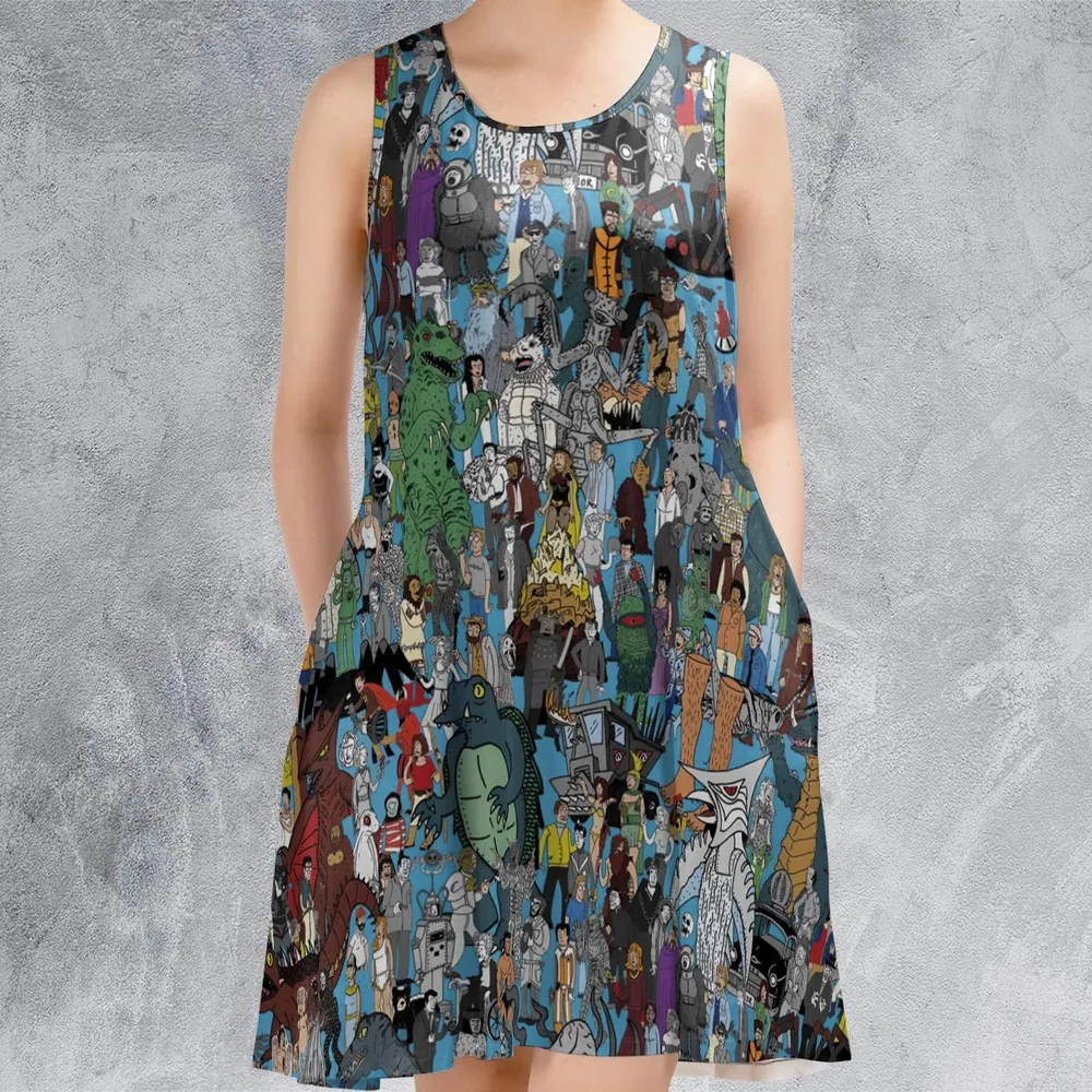 Where's Servo MST3K Sleeveless Dress - 2