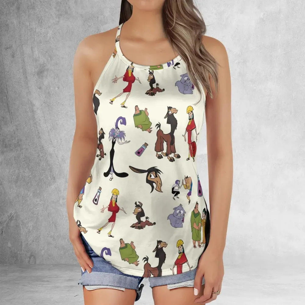 Kuzco and Friends The Emperor's New Groove Criss Cross Tank Top - 2