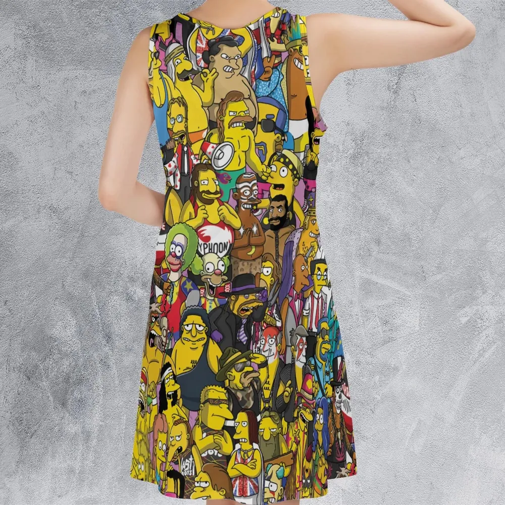 WWF Simpsons Sleeveless Dress - 3