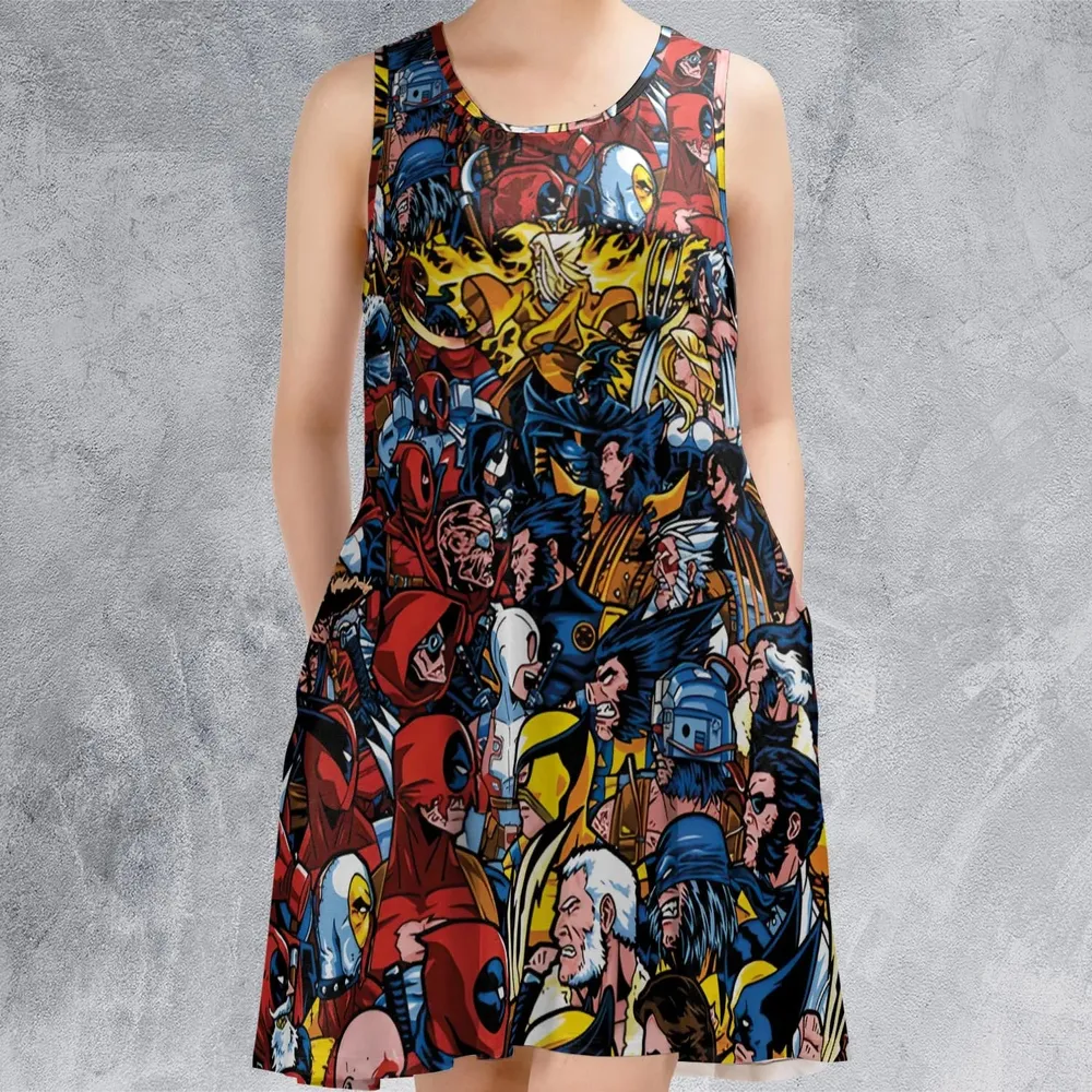 70 Variants and Bloodlines Sleeveless Dress - 2