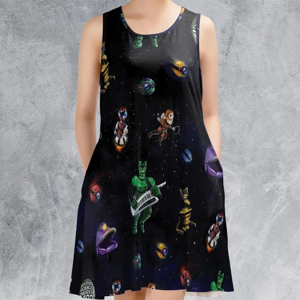 Robot Roll Call MST3K Sleeveless Dress - 2