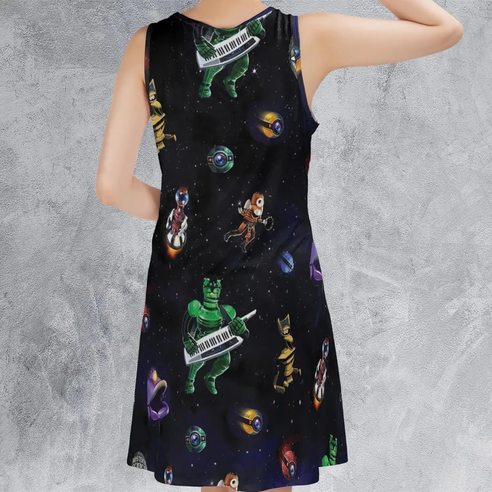 Robot Roll Call MST3K Sleeveless Dress - 3