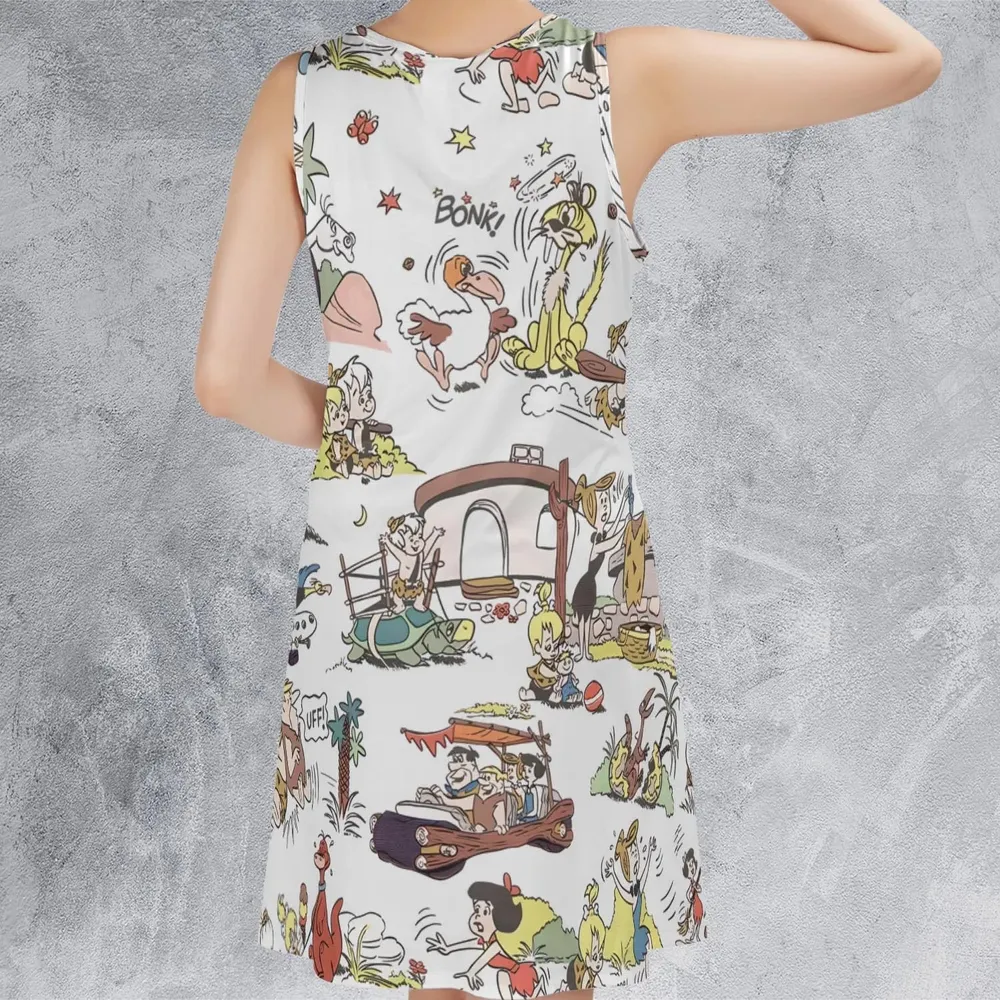 Stone Age Life The Flintstone Sleeveless Dress - 3