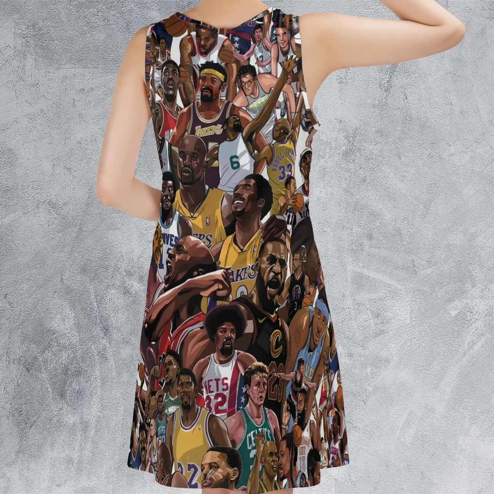 Basketball Superstars Sleeveless Dress - 3