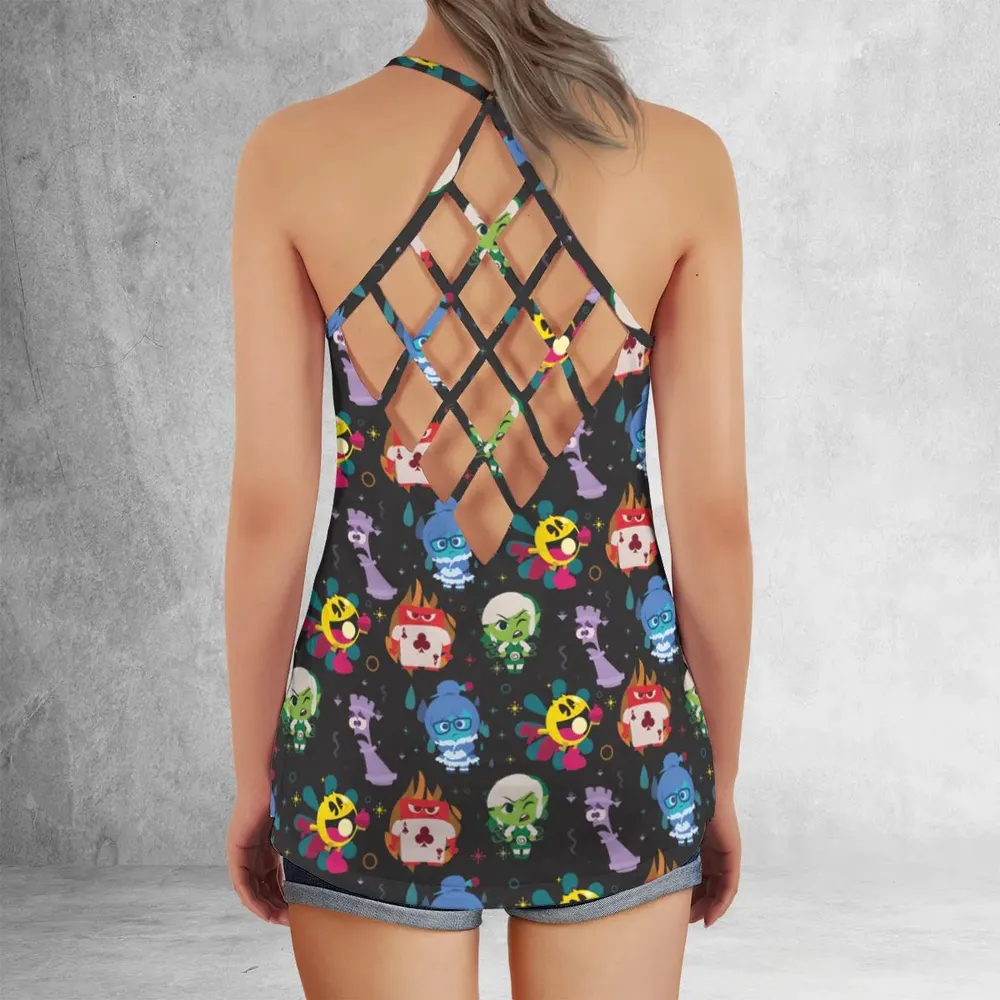 Intensamente Inside Out Criss Cross Tank Top - 3
